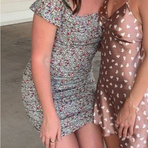 Nasty Gal mini floral dress